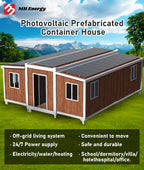 Folding House Solar Tiny Houses Ready to Living 2 Bedroom Mobile Portable Home Prefab Expandable Container House