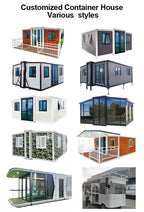 Folding House Solar Tiny Houses Ready to Living 2 Bedroom Mobile Portable Home Prefab Expandable Container House