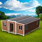 Folding House Solar Tiny Houses Ready to Living 2 Bedroom Mobile Portable Home Prefab Expandable Container House