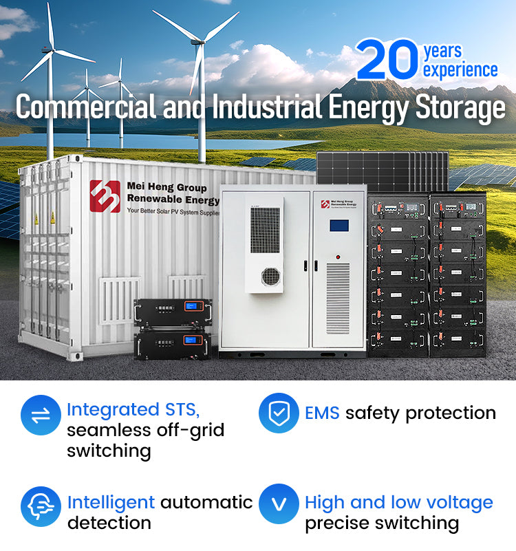 Industrial On/off Grid 215kw 200kw All in One Solar Power System Container ess Solar Energy Storage System for Commercial Use