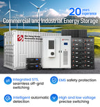 Industrial On/off Grid 215kw 200kw All in One Solar Power System Container ess Solar Energy Storage System for Commercial Use