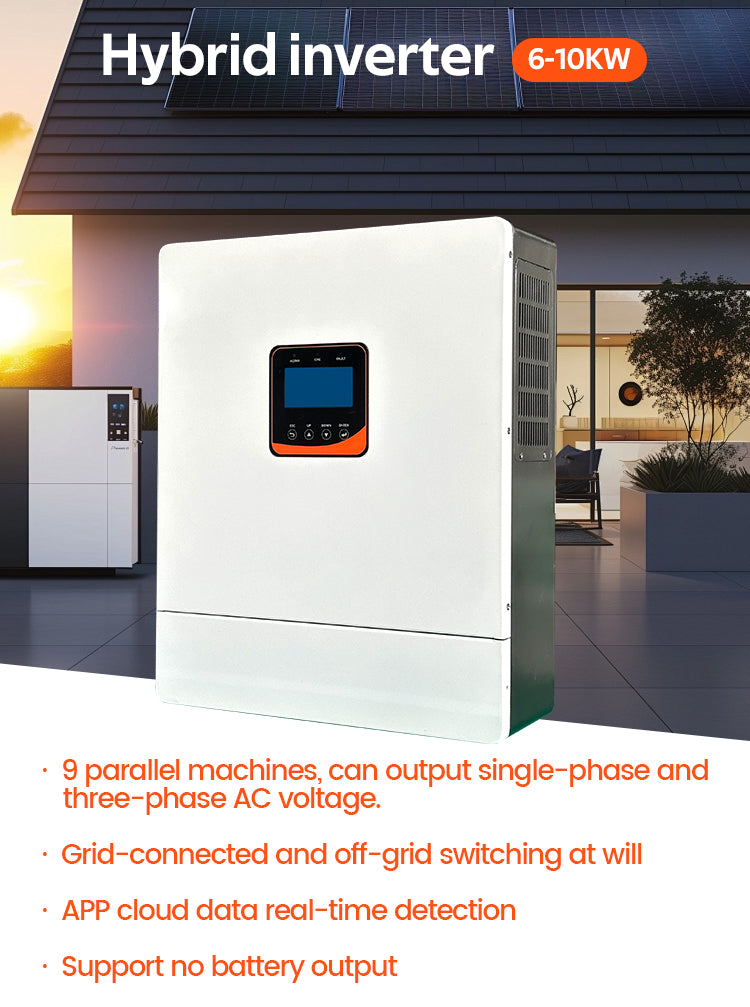 Ip65 Solar Energy System Inverter 48v 5KW 8KW 10KW Mppt Off Grid Solar Pure Sine Wave Inverter