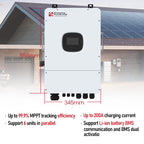 Single/split Phase Mppt Hybrid Solar Power Inverter Low Frequency 24v 48v 4.2kw 5kw 6.2kw 10 Kw Hybrid Solar Inverter