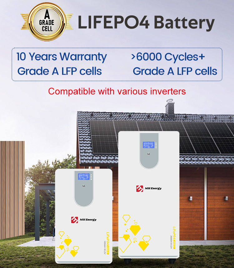 Solar Lithium Battery Bank 50kw 30kw 32kwh 15kwh 96v 51.2v 48v 314ah 300ah High Capacity Lithium Battery for Solar Energy System