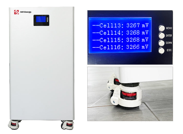 OEM Smart BMS Home Solar Energy Storage System 48v 15kwh Lithium Ion Battery Pack 51.2v 300ah Solar Lifepo4 Battery