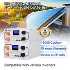 Lifepo4 Lithium Ion Battery Energy Storage Battery Bms 51.2v 300ah 200ah 100ah 10kw 30kw 15kw 20kwh Battery Lifepo4 48v