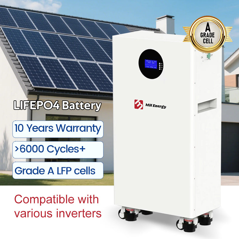 Solar Storage Battery 200ah 100ah 48v 51.2v 15kwh 10kwh 5kwh 20kwh Lifepo4 Solar Battery for Solar Panel