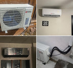 Solar air Conditioner Kit off Grid Hybrid Solar Panel Ac Dc 36000 Btu 24000 Btu 12000 Btu Solar air Conditioner with Battery