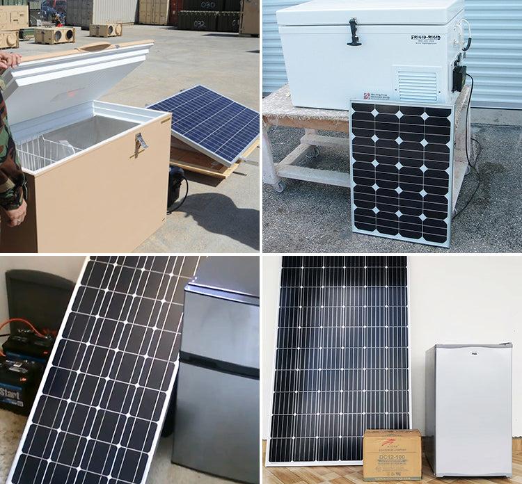 12v 24v Home Double Door Upright 50w 98l 120l 118l 158l 208l 88w Solar Electric Refrigerator Deep Freezer with Solar Panel