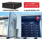 High Voltage Solar Battery 215kwh 200kwh 100kwh 50kwh 30kwh 20kwh 280ah Lifepo4 Battery 96v 48v 200ah Lithium Ion Battery Pack