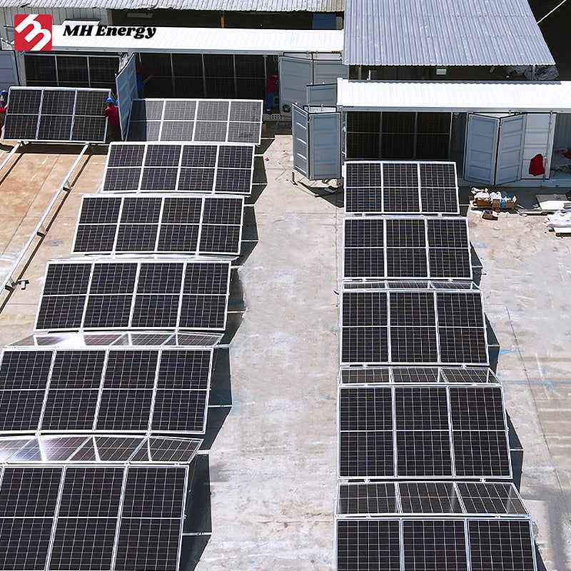 20-40 Ft Container Off-Grid/Hybrid Solar PV Container Power Station 40KW 80KW 100KW 215KW Folding Mobile Solar Panel System