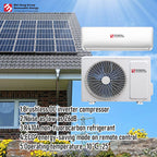 Solar air Conditioner Kit off Grid Hybrid Solar Panel Ac Dc 36000 Btu 24000 Btu 12000 Btu Solar air Conditioner with Battery