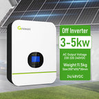 Growatt Wifi GPRS solar inverter Off Grid 3kw SPF3000 3000W 5000W hybrid off grid solar inverter for Solar Energy System