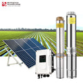 Solar Panel Full Kit 3inch 5hp 3hp Surface Irrigation 48v Borehole Deep Well Hybrid Solar Water Pump Ac Dc for Agriculture