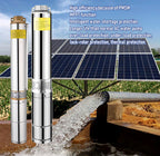 Solar Panel Full Kit 3inch 5hp 3hp Surface Irrigation 48v Borehole Deep Well Hybrid Solar Water Pump Ac Dc for Agriculture