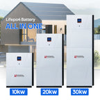 Factory Direct OEM 30kwh 20kwh 10kw 5kwh All in One Inverter and Lifepo4 Lithium Battery 48v for Solar Energy Storage System