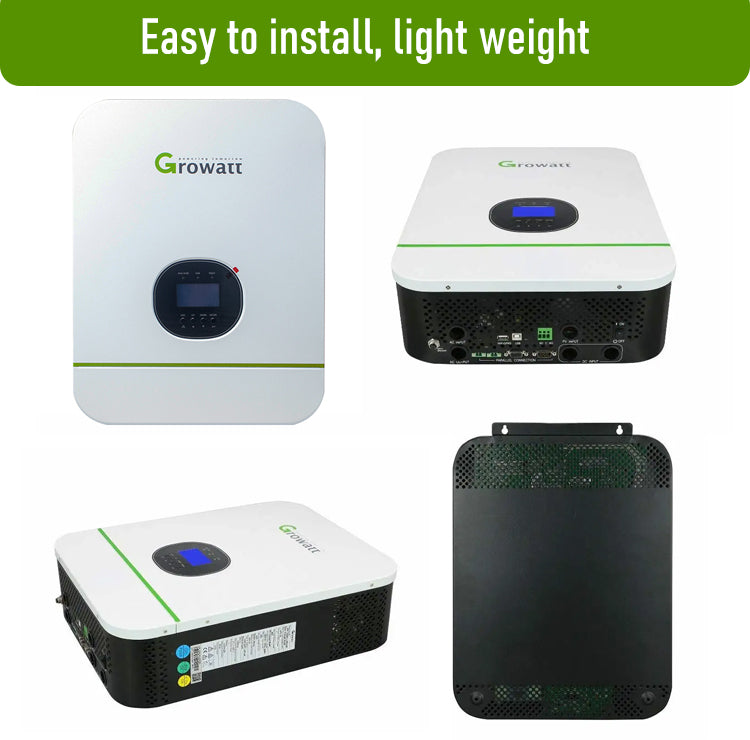 Growatt Wifi GPRS solar inverter Off Grid 3kw SPF3000 3000W 5000W hybrid off grid solar inverter for Solar Energy System