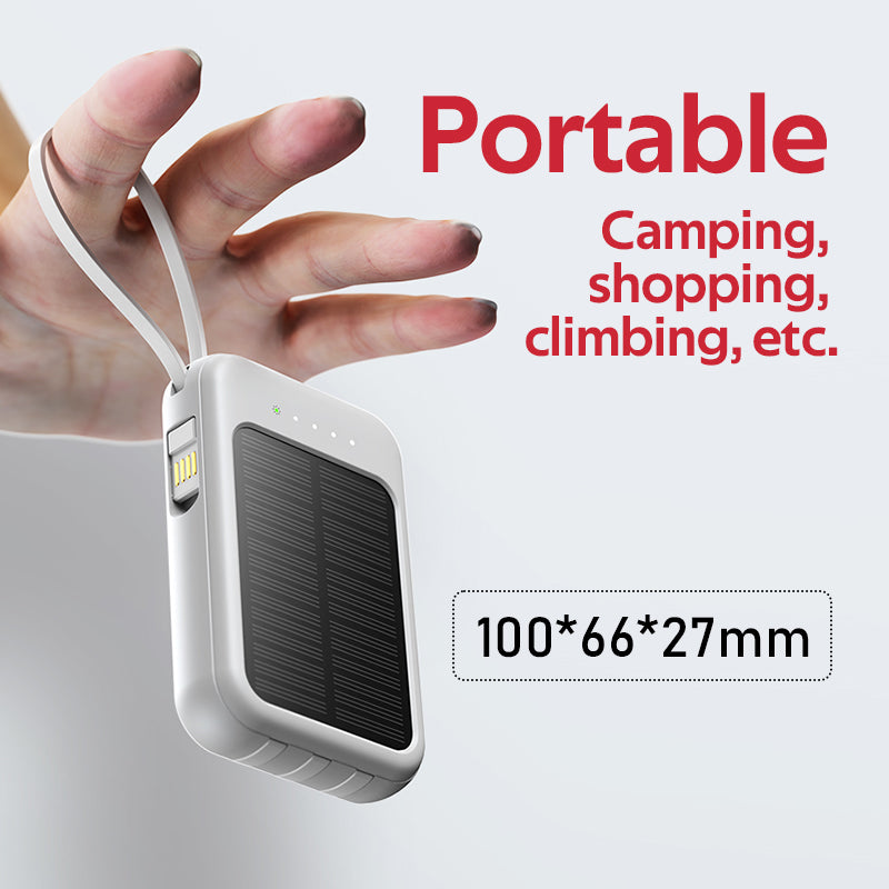 Wholesale Wireless 5v Mobile Phone Usb Portable Led Light Power Banks 10000mah/20000mah Solar Panel Charger for Cell Phone