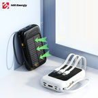 Wholesale Wireless 5v Mobile Phone Usb Portable Led Light Power Banks 10000mah/20000mah Solar Panel Charger for Cell Phone