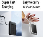 Wholesale Wireless 5v Mobile Phone Usb Portable Led Light Power Banks 10000mah/20000mah Solar Panel Charger for Cell Phone