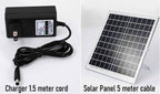 Remote Control Multi-function Button Camping Fans Adjustable Height 3 Speeds Solar Floor Fan for Bedroom Home Office Outdoor Use