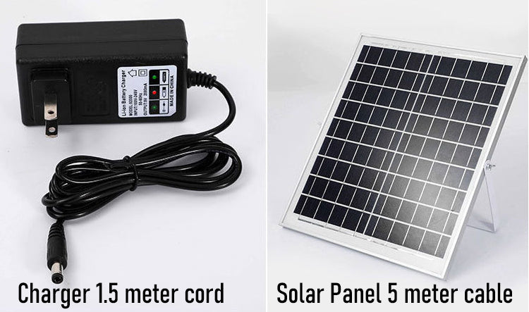 Remote Control Multi-function Button Camping Fans Adjustable Height 3 Speeds Solar Floor Fan for Bedroom Home Office Outdoor Use